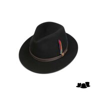 stetson traveller outdoor softfelt wool black