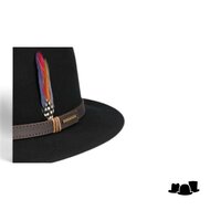 stetson traveller outdoor softfelt wool black