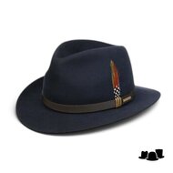stetson traveller outdoor softfelt wool navy