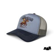 stetson trucker cap rodeo round up blue