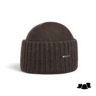 stetson beanie northport merino wool knit marron