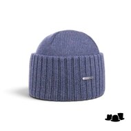 stetson beanie northport merino wool knit graphite blue