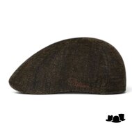 stetson ivy cap texas cottonmix velvet vintage brown
