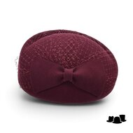 seeberger dopje voile strik burgundy red