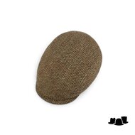 stetson driver cap harris tweed brown beige green