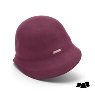 seeberger cloche woolfelt burgundy red