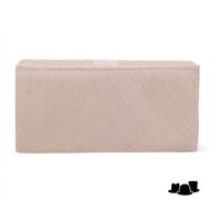 maddox bespoke korte handtas sinamay en satijn champagne