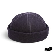 stetson docker cotton denim black