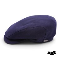 wigens ivy contemporary cap wol visgraat navy