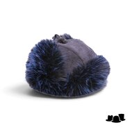 bedacht pilotenmuts chapka donkerblauw