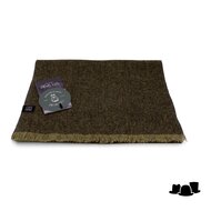 city sport sjaal scheerwol visgraat chartreuse groen