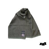 city sport sjaal donegal tweed visgraat donkergroen multi