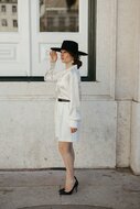 julieanna fedora wolvilt zwart