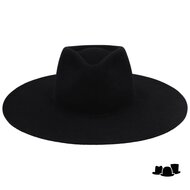 julieanna fedora wolvilt zwart