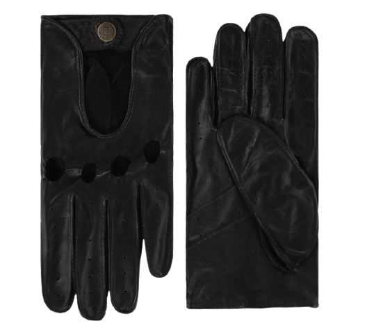 Laimböck dames Leren autohandschoenen Vada black