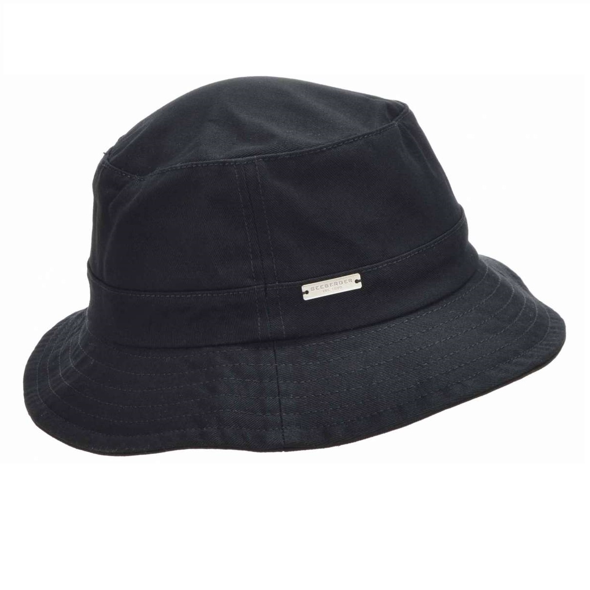 seeberger bucket hat basic black