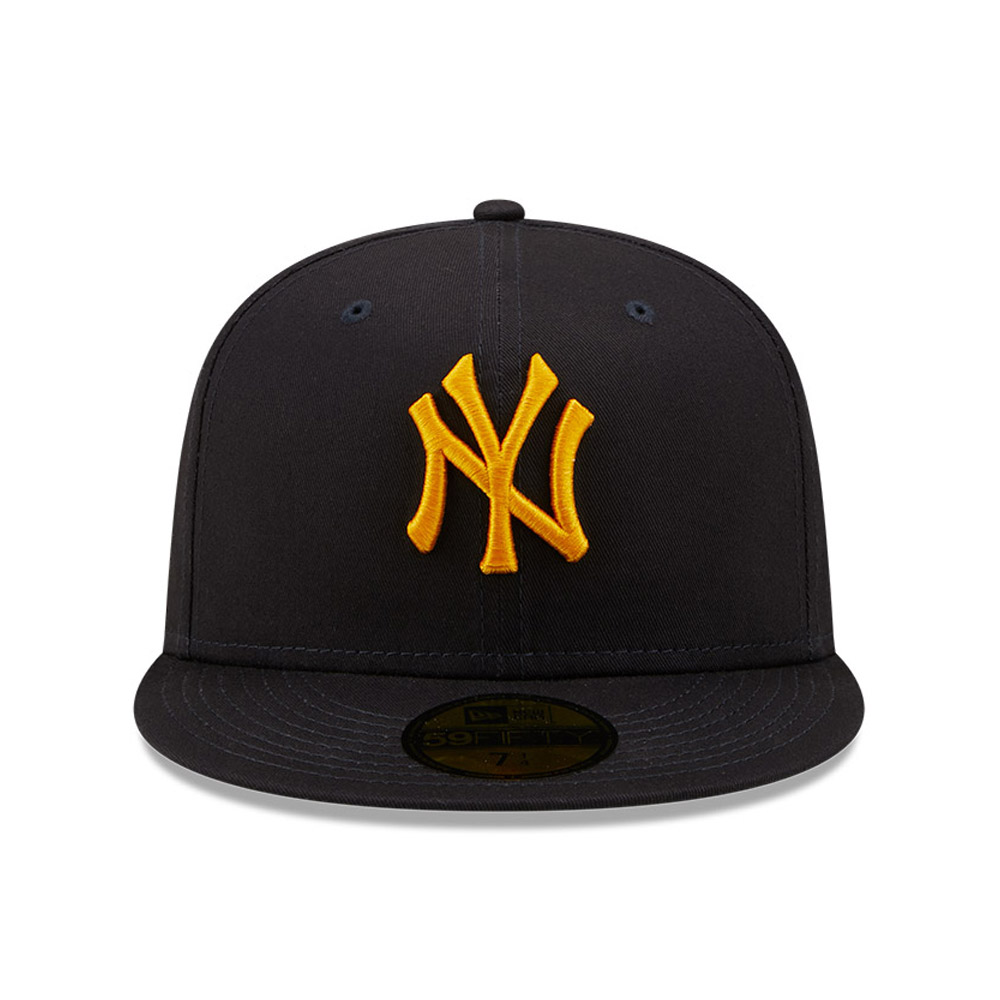 New Era fitted baseball cap NY navy gold Hoedenzaak Jos van Dijck
