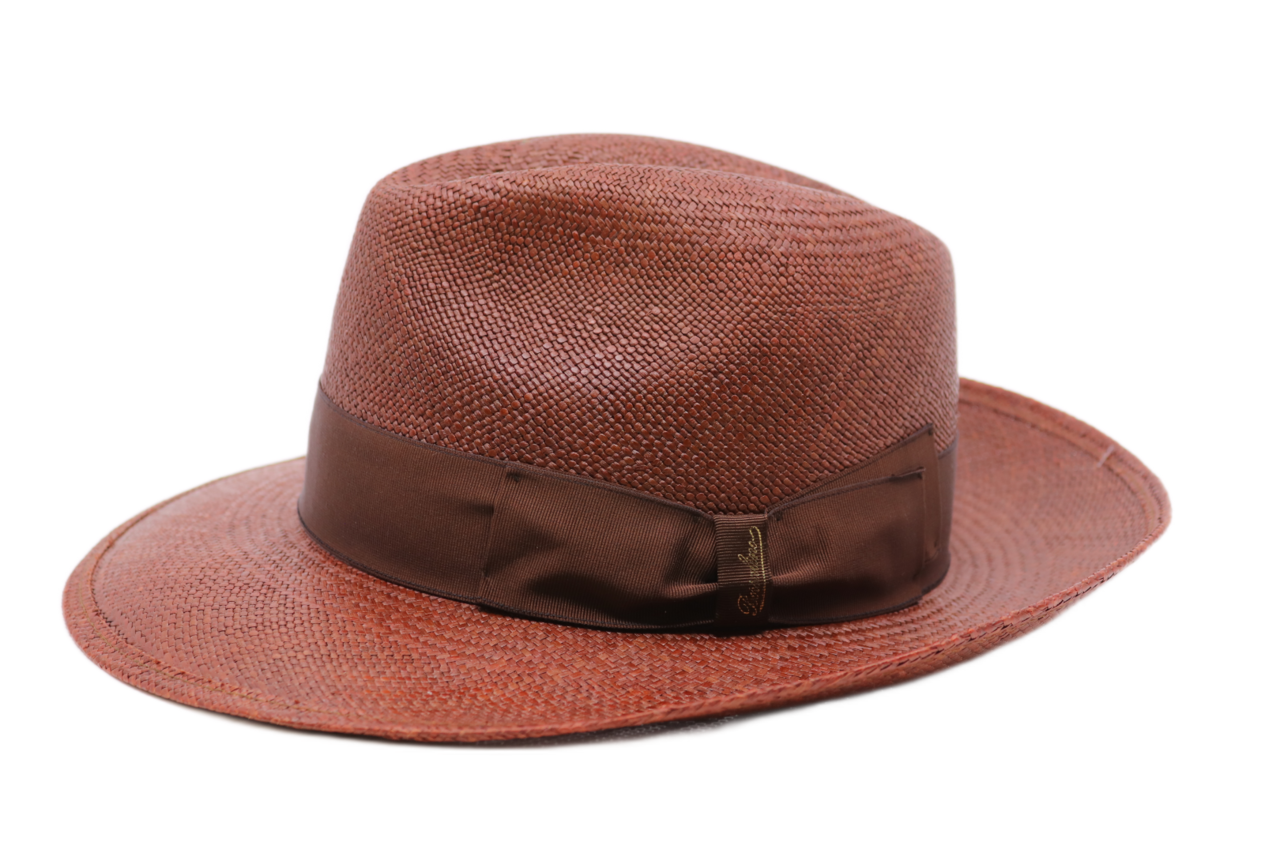 borsalino fedora classico quito panama marrone
