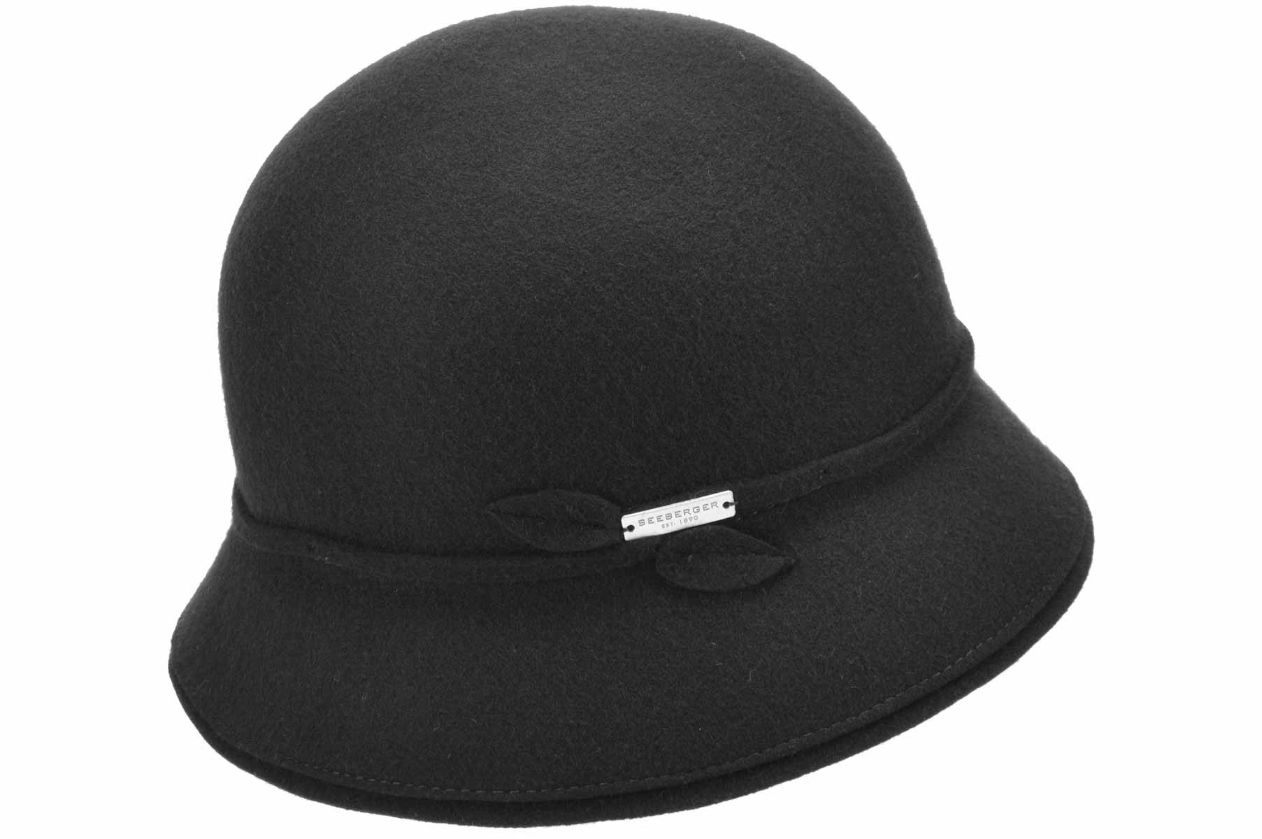seeberger cloche wolvilt leaf black