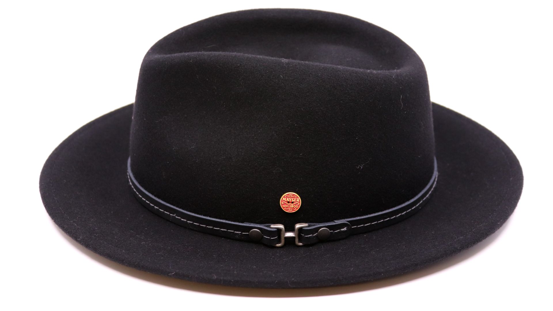 mayser fedora mathis trekking wolvilt zwart
