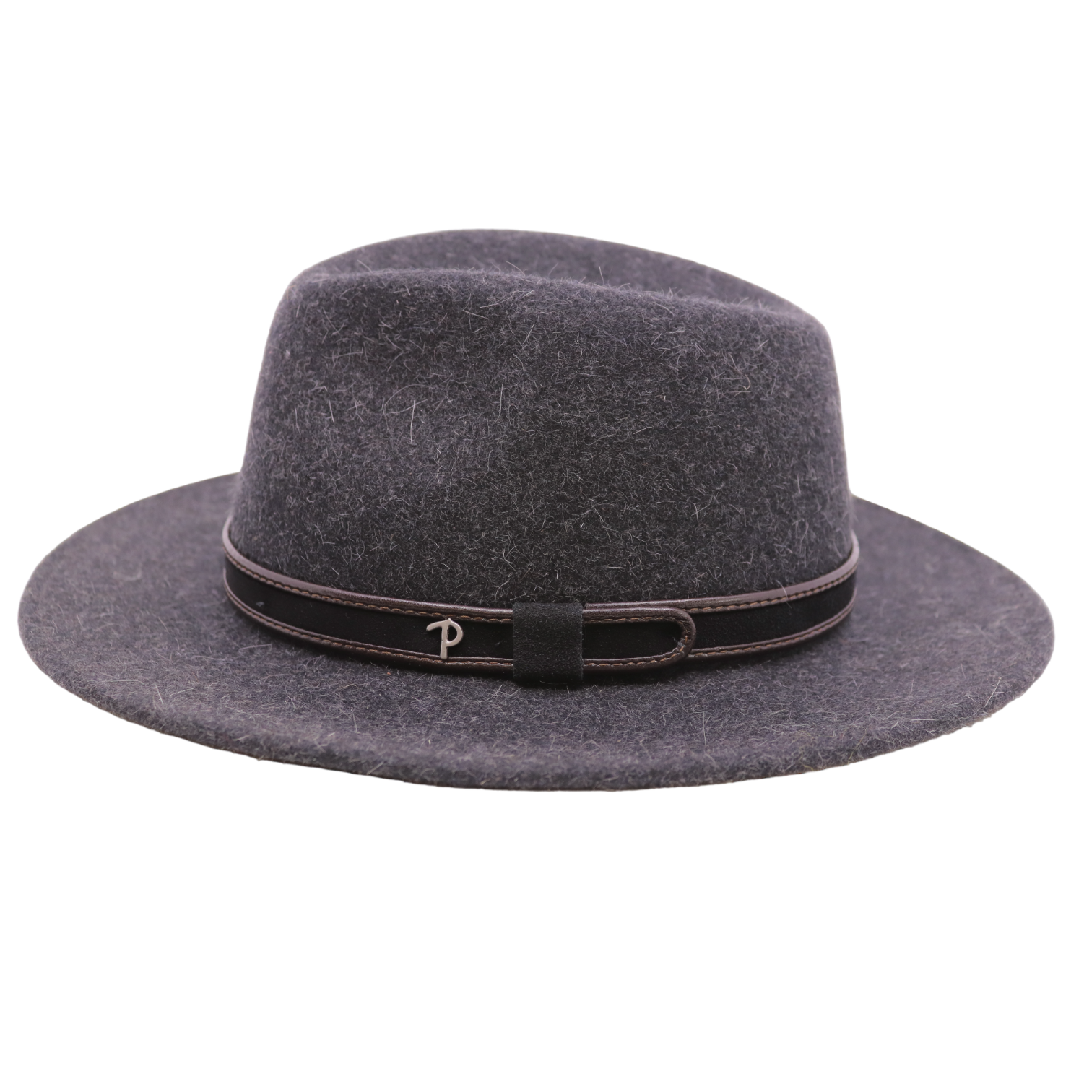 panizza fedora aquila ruig haarvilt antraciet
