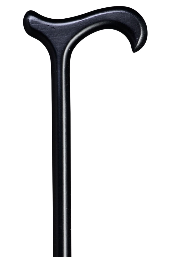 gastrock dames wandelstok zwart