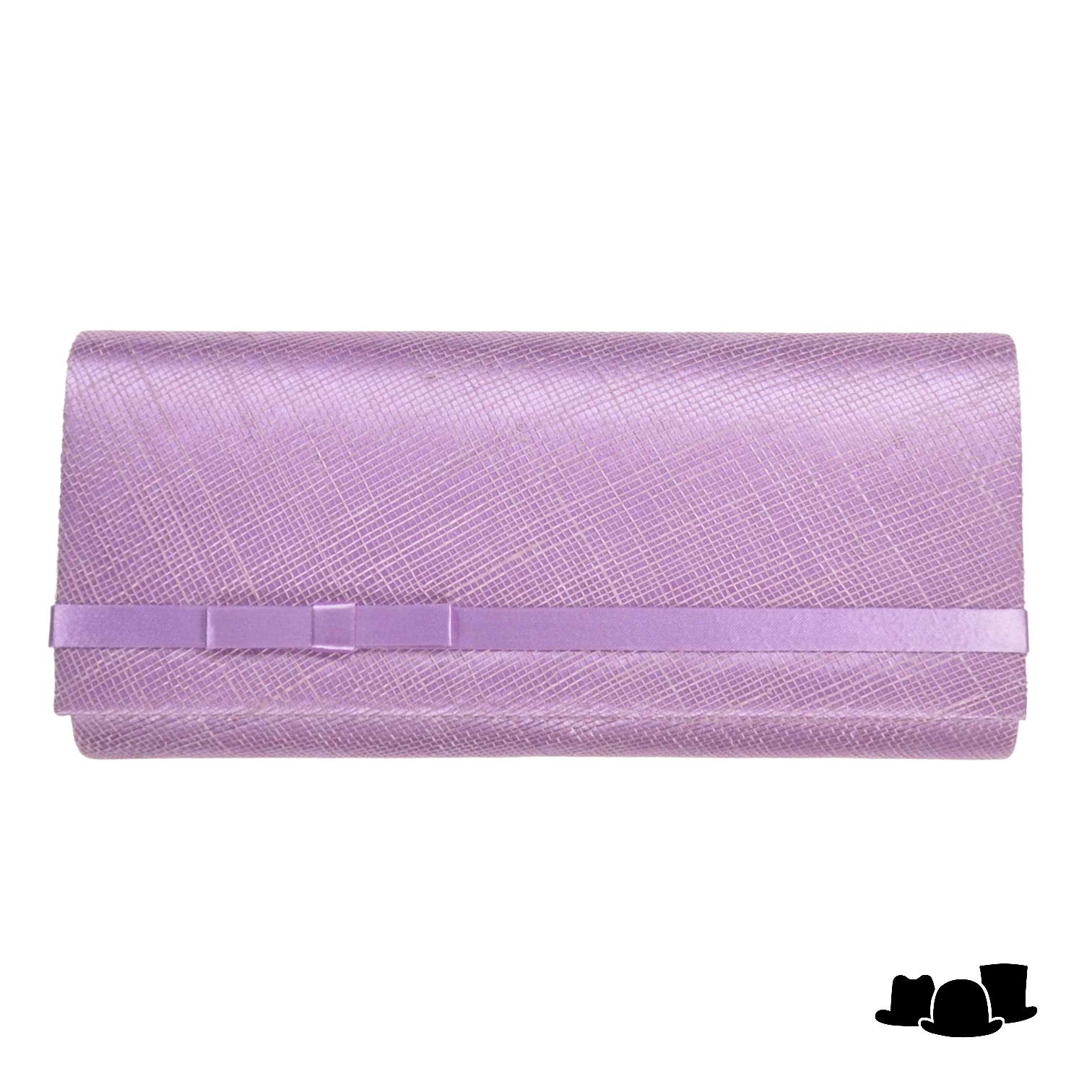seeberger avondtas strikje sinamay amethyst