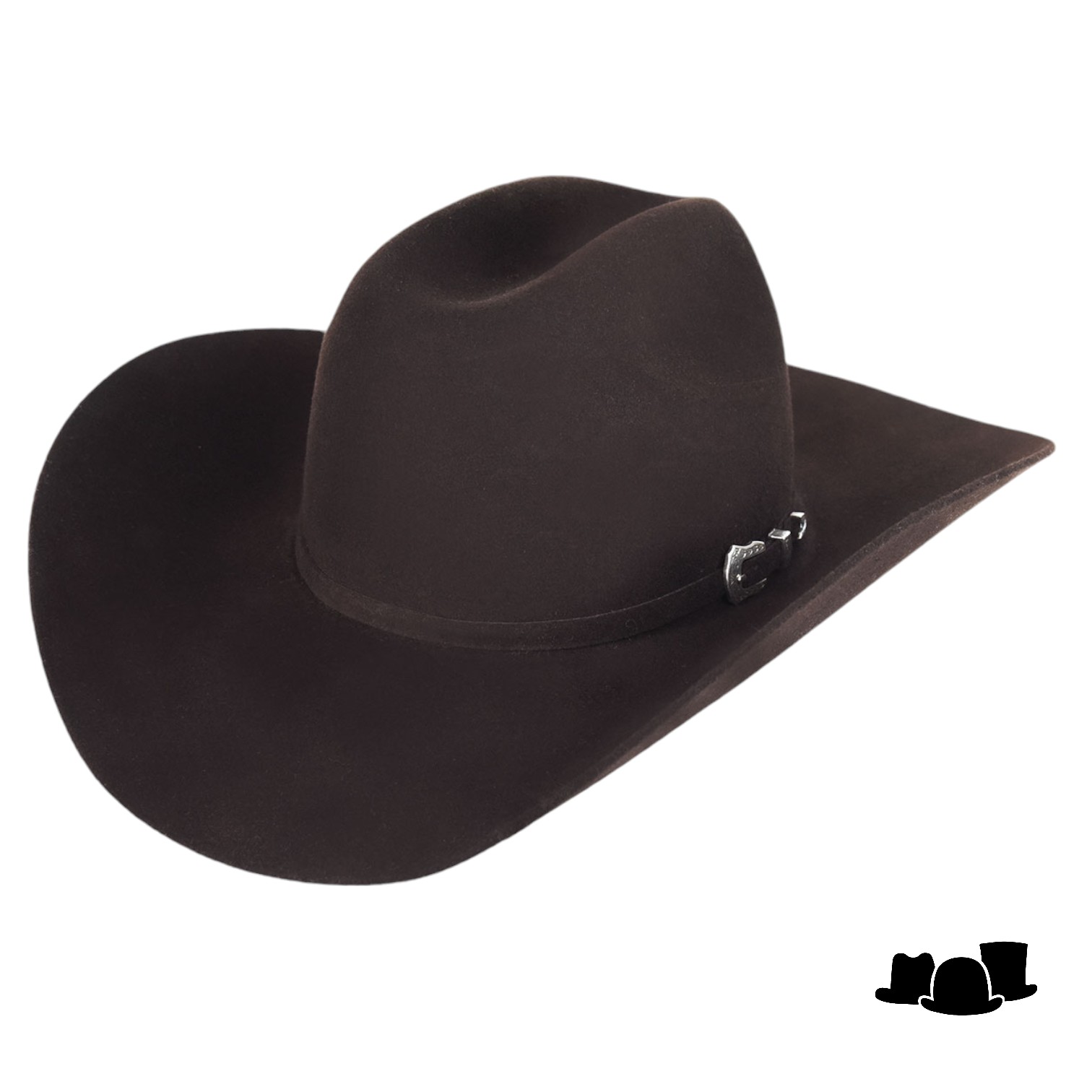 bailey western trigger 2x wool felt beaver brown