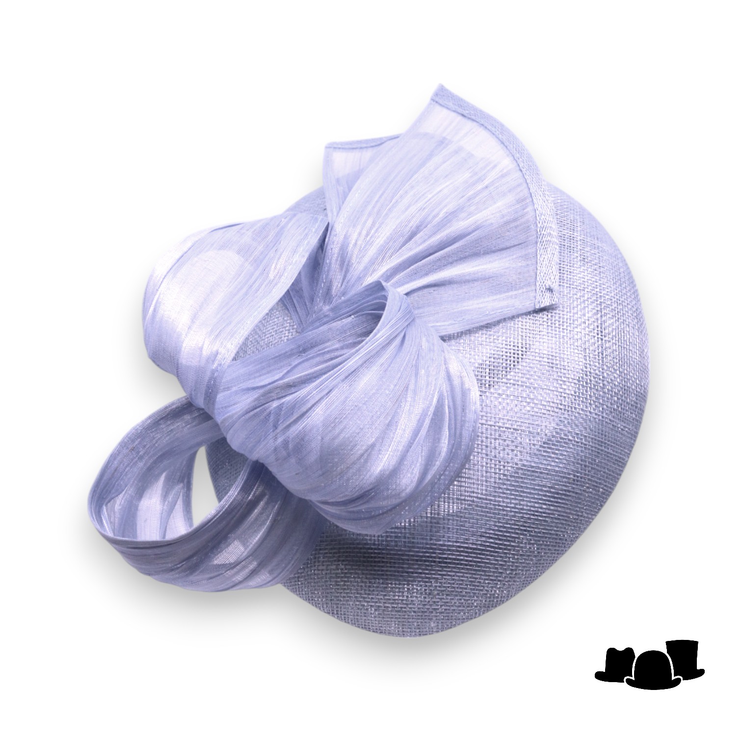 maddox fascinator dopje 160 loops sinamay buntal bluebell