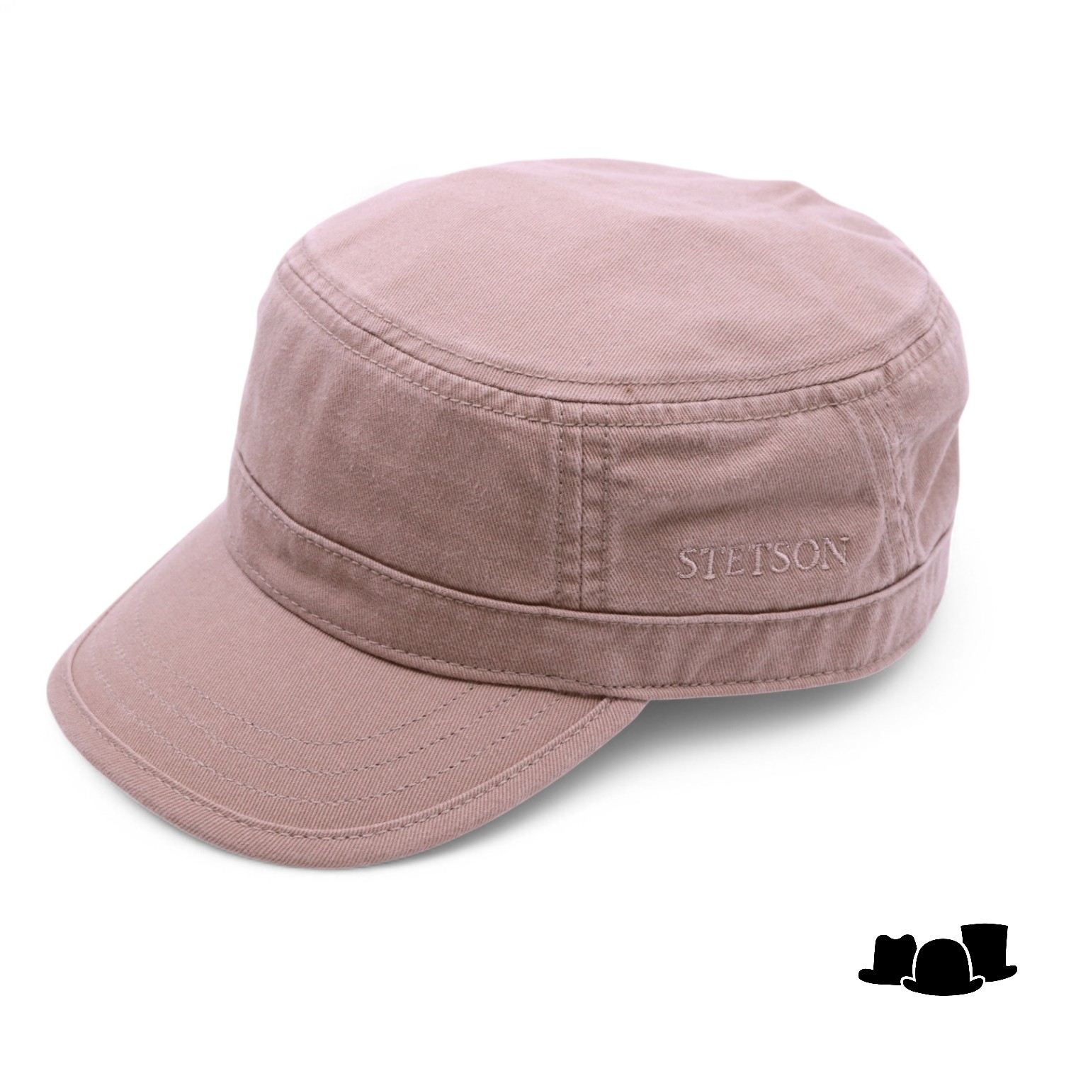 stetson army cap gosper cotton beige