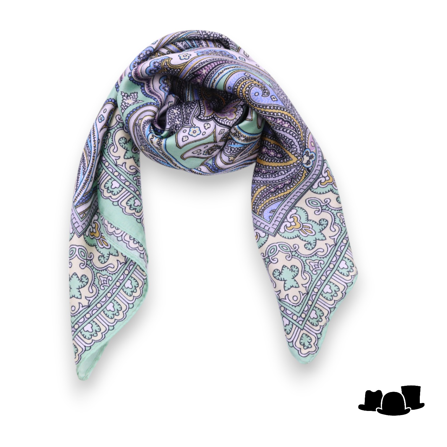 onkar neckerchief fantasy multicolour green