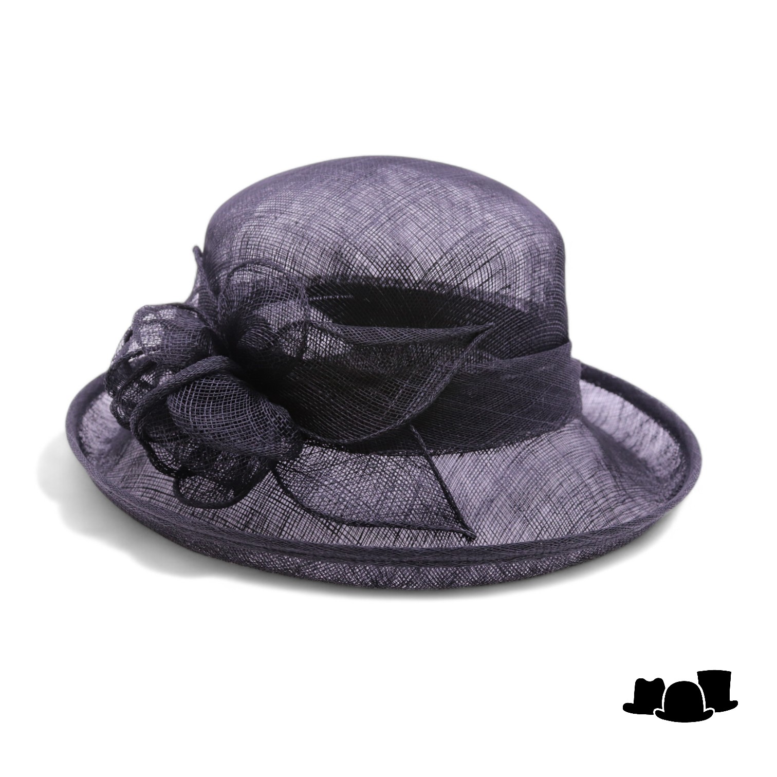 seeberger gelegenheidshoed marielle sinamay black