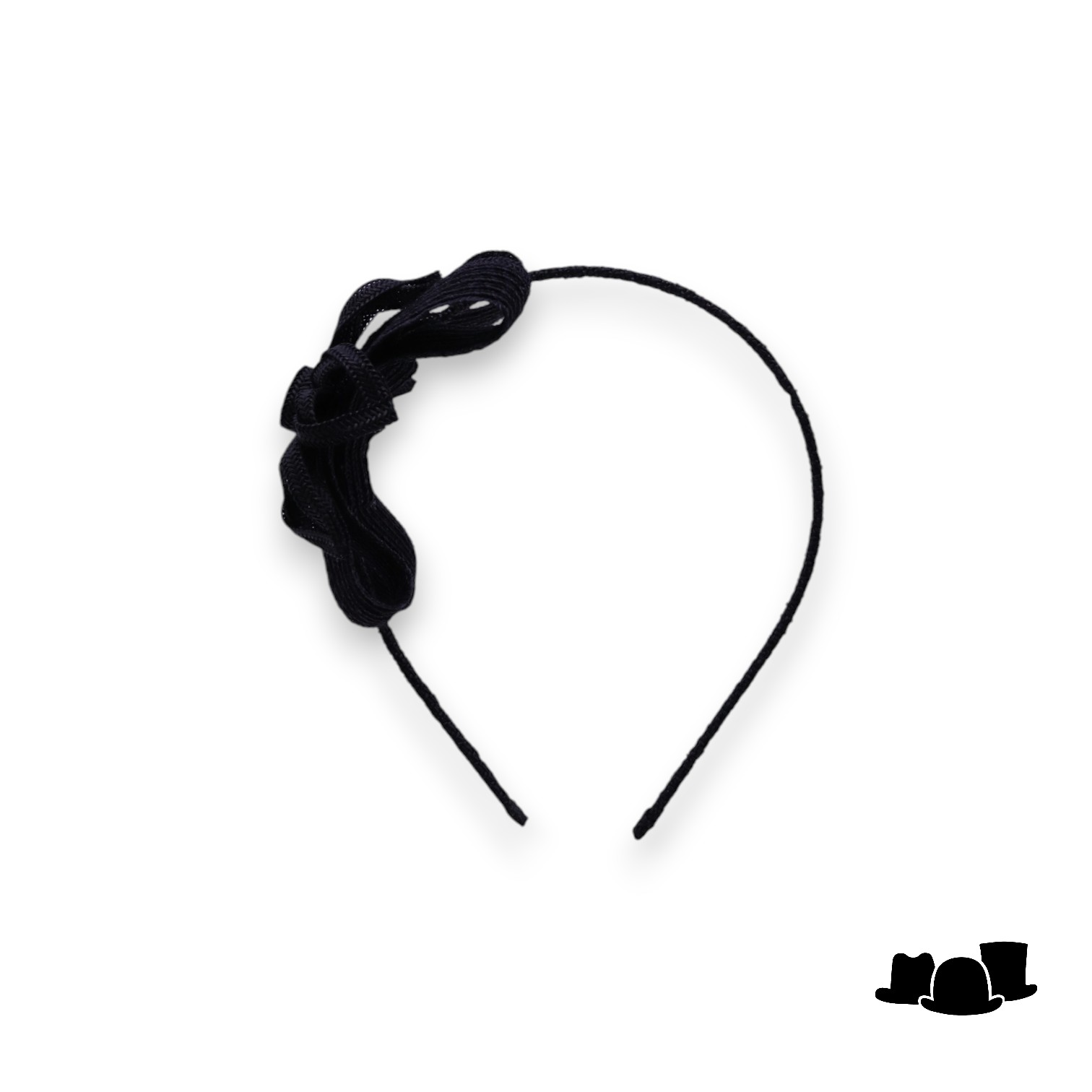 bedacht fascinator bigod black