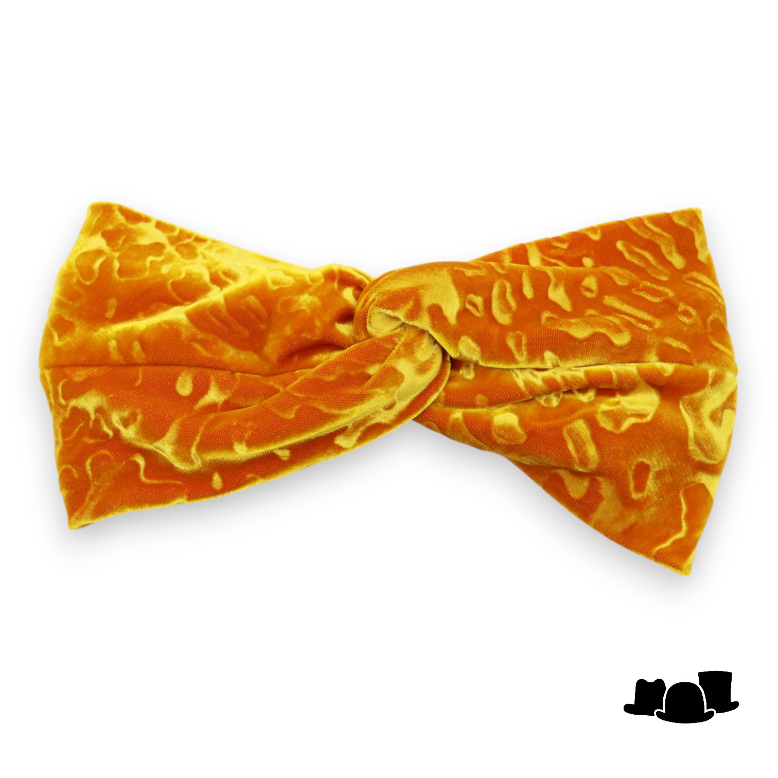 jos van dijck hoofdband velvet fiery gold