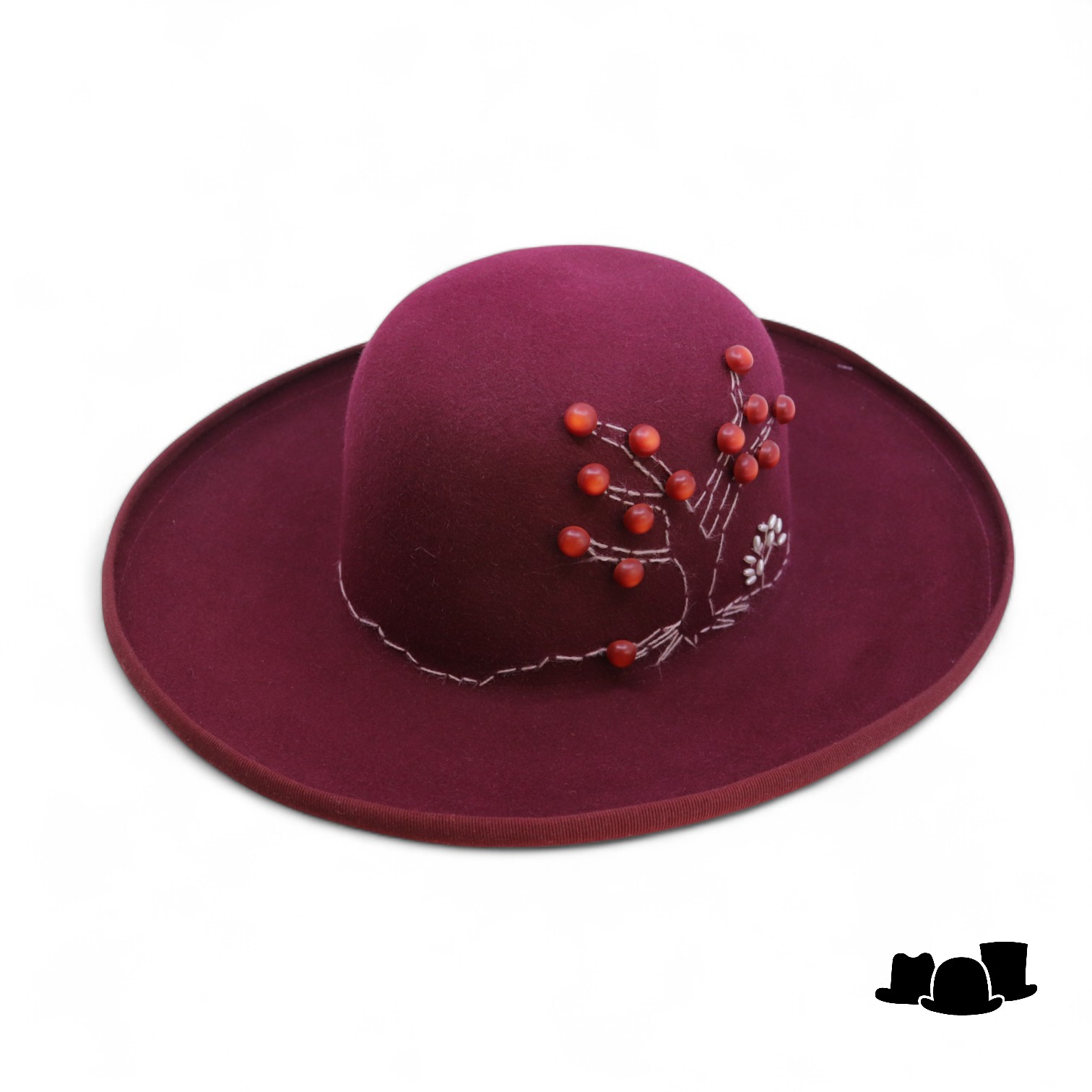 tesi bespoke pallone open crown lanscape bordeaux 