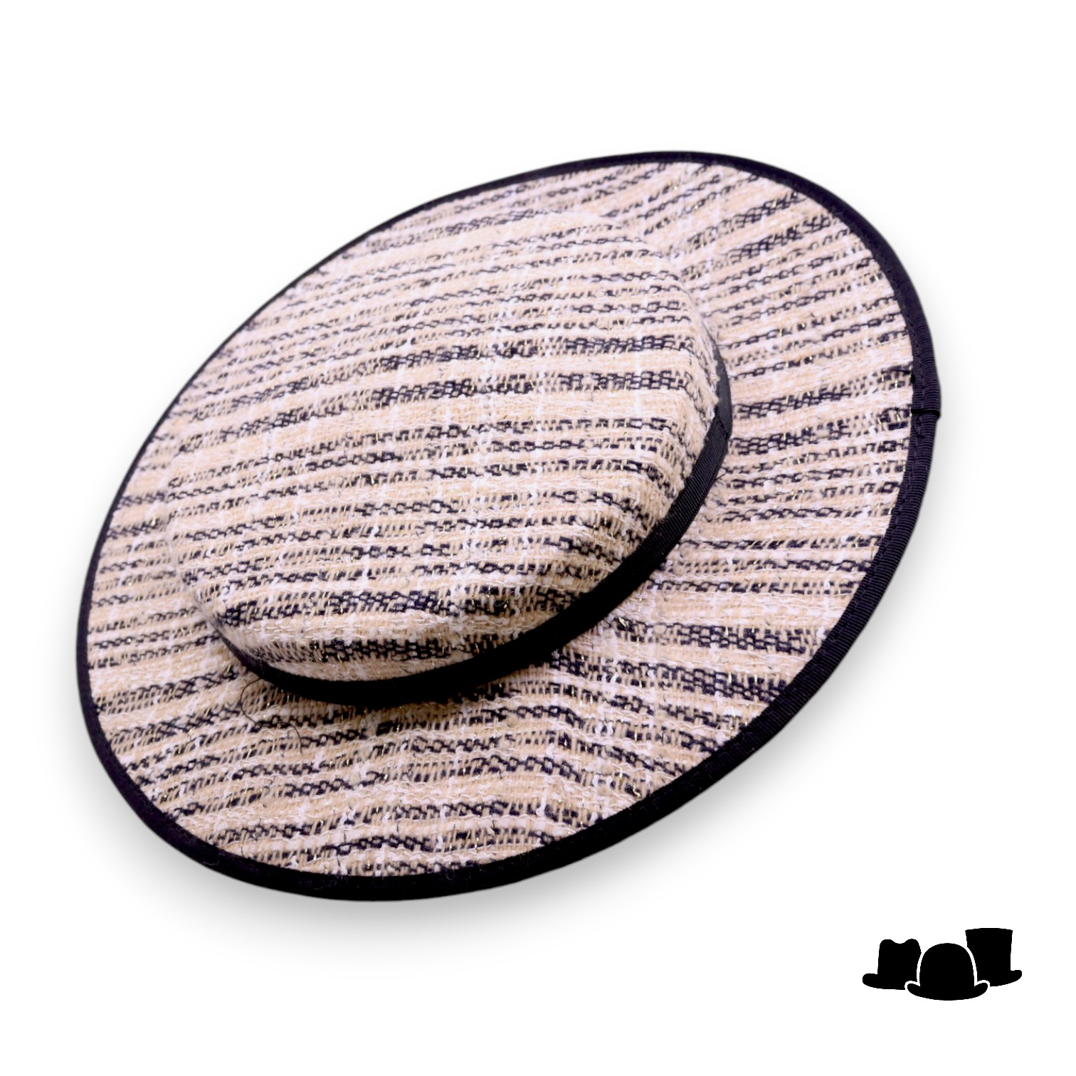 tesi matelot  linda panama beige goud en zwart