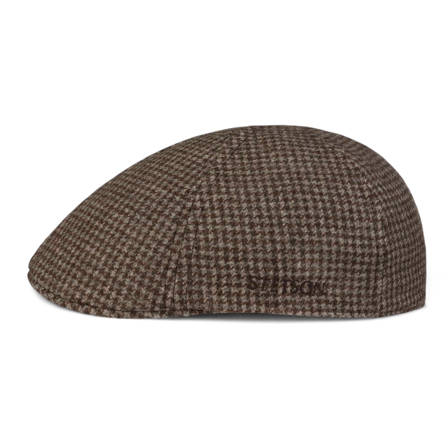stetson ivy cap texas pied de poule kasjmier beige grijs