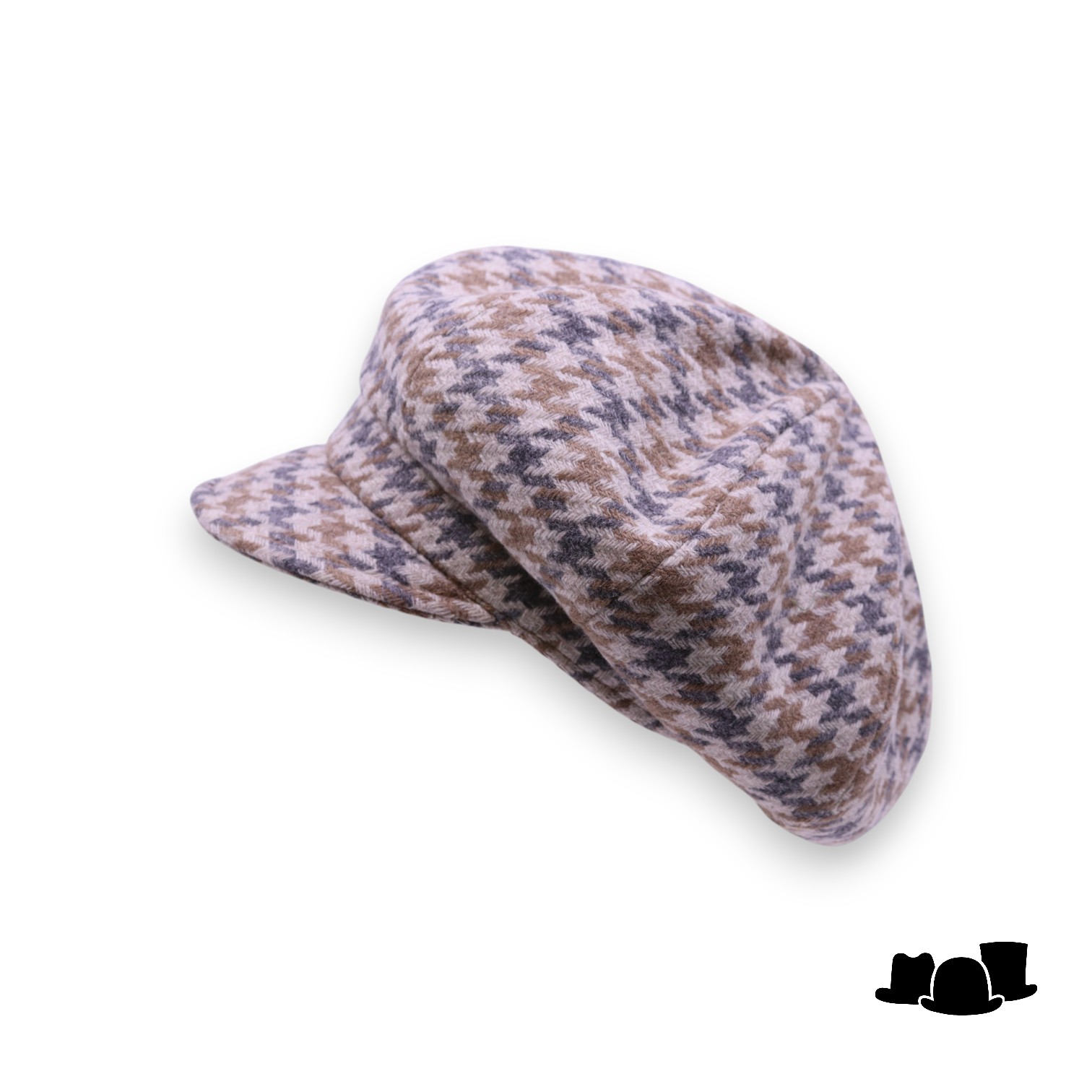 alfonso deste ballonpet krizia wol cashmere mix pdp grijs beige 