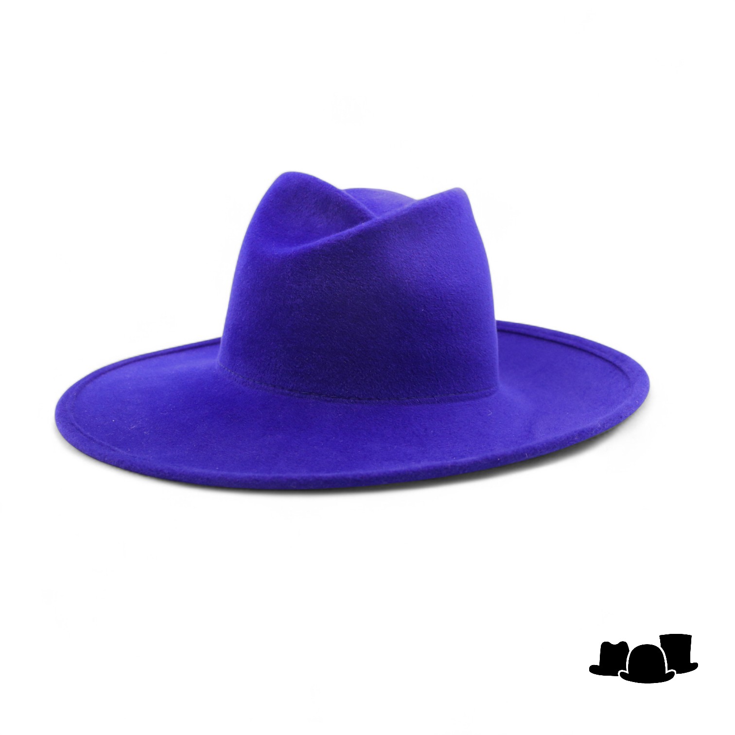 weba hats fedora 1274 velourvilt kobaltblauw