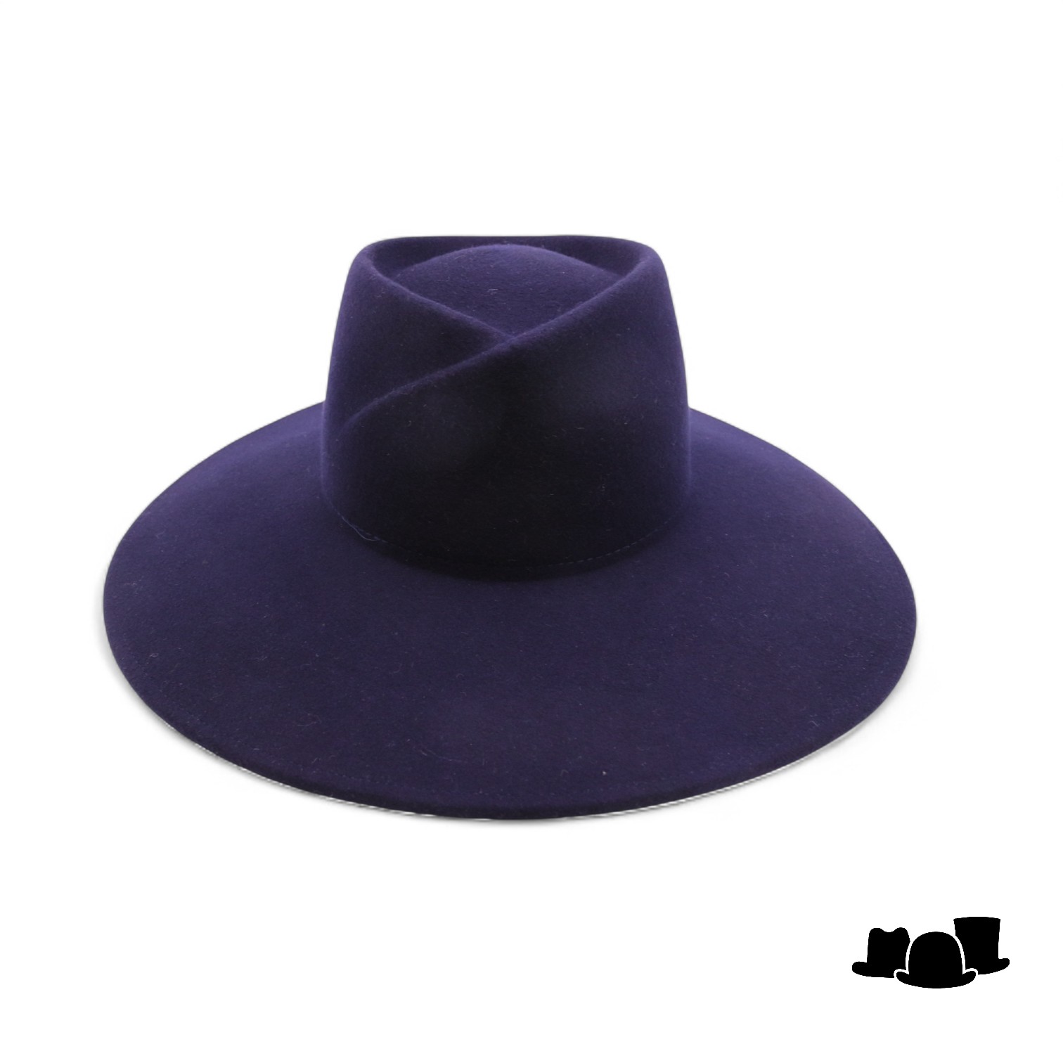 weba hats fedora 1487 wolvilt marine blauw
