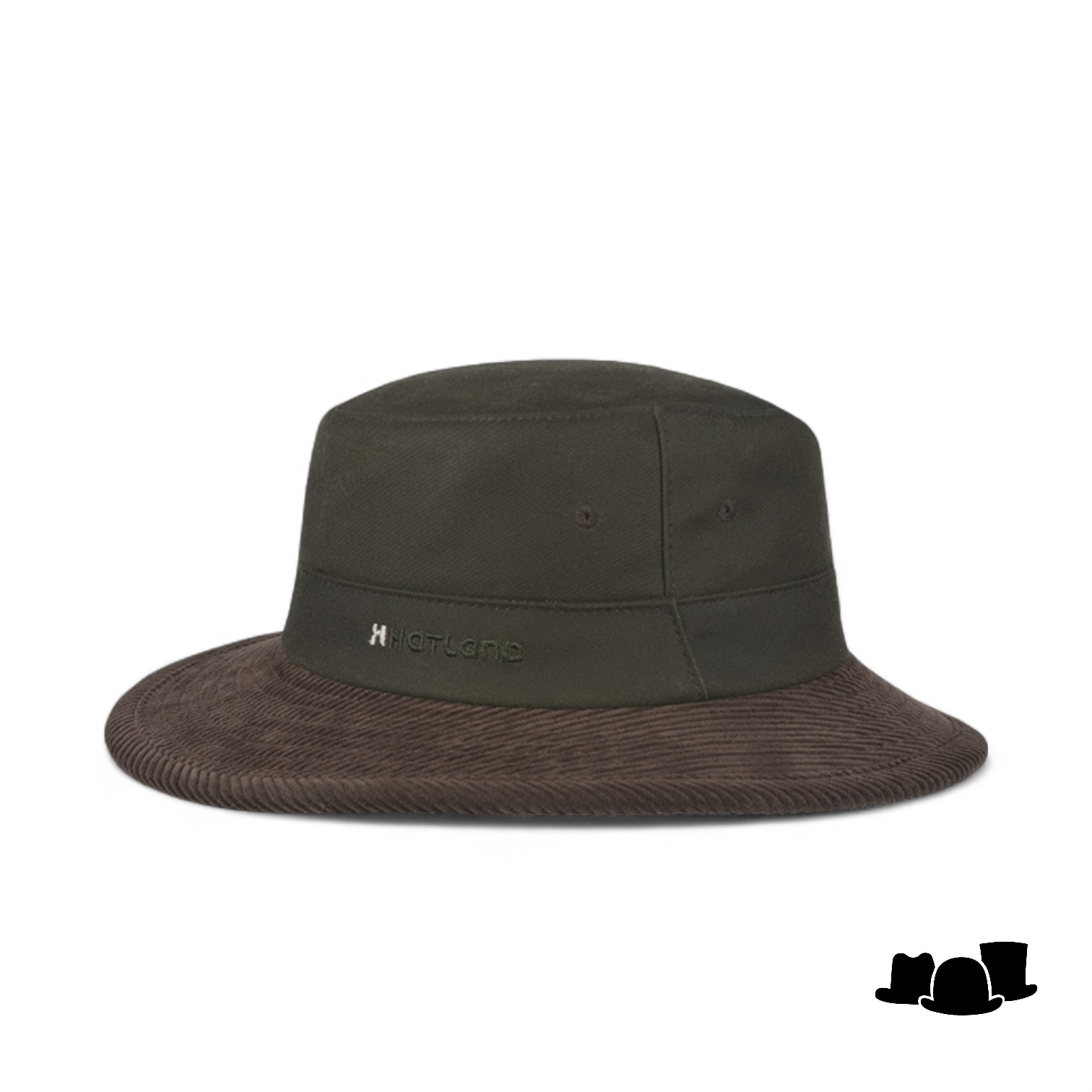 Hatland Bucket Duncan Waxed Cotton Olive