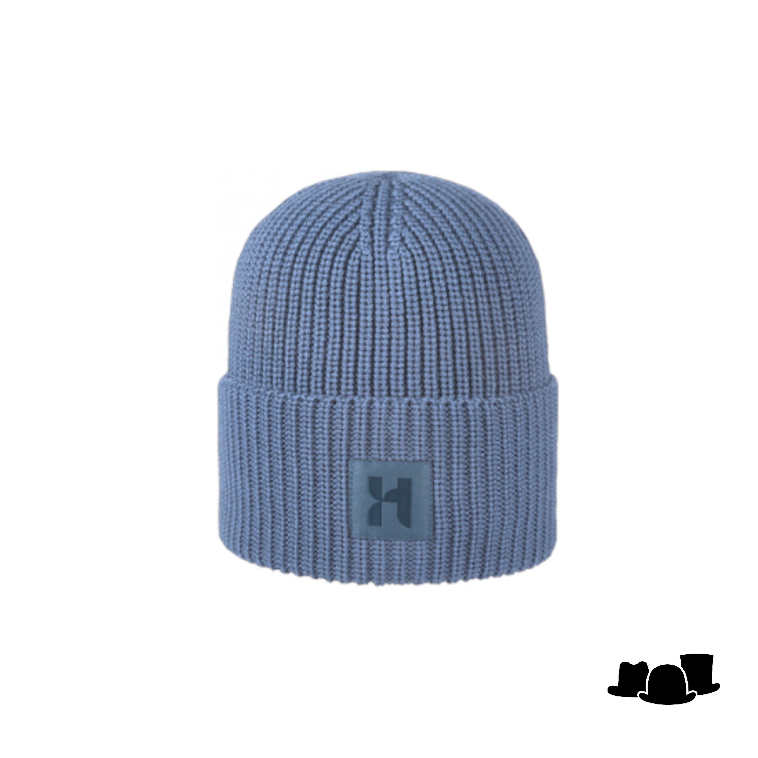 hatland beanie darik rws merino wool slate blue