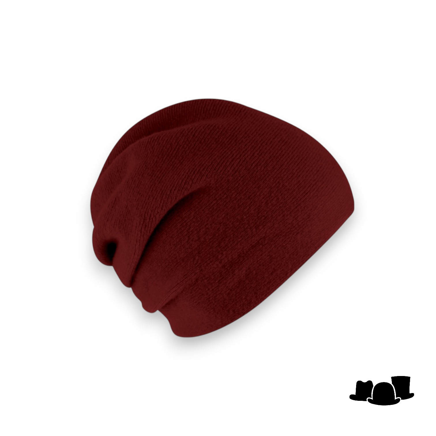 fiebig beanie muts wolmix bordeaux