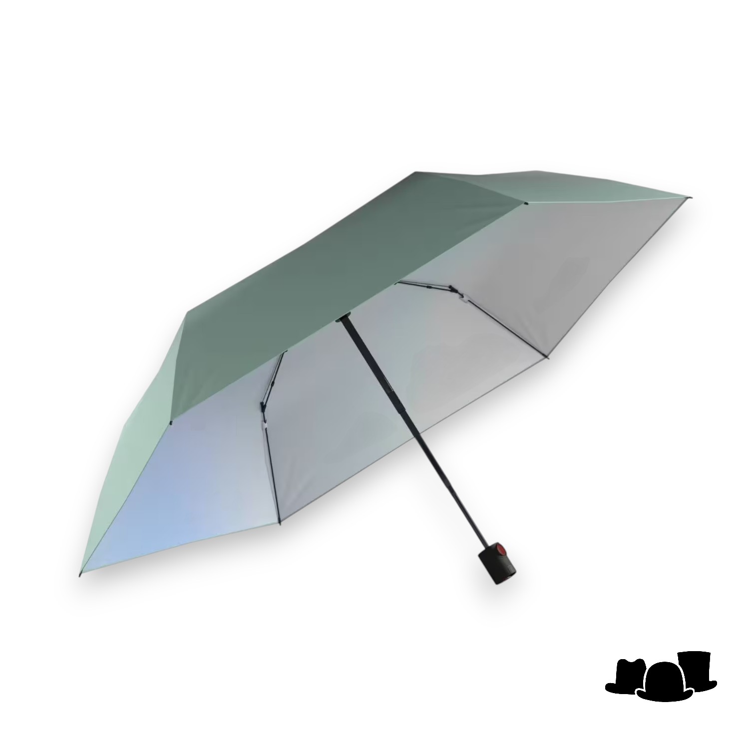 knirps paraplu u200 ultralight duomatic heatshield iridescent mint