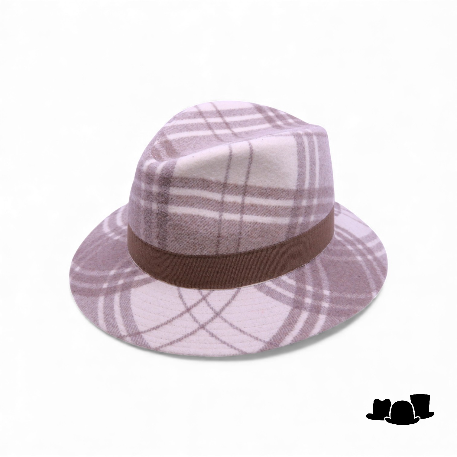 jos van dijck fedora 62 wolmix check ivory taupe