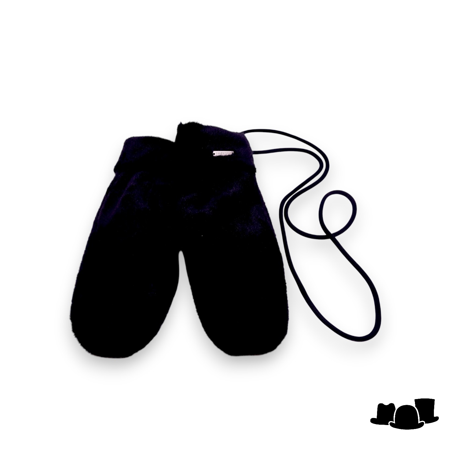 seeberger wanten mittens faux fur black