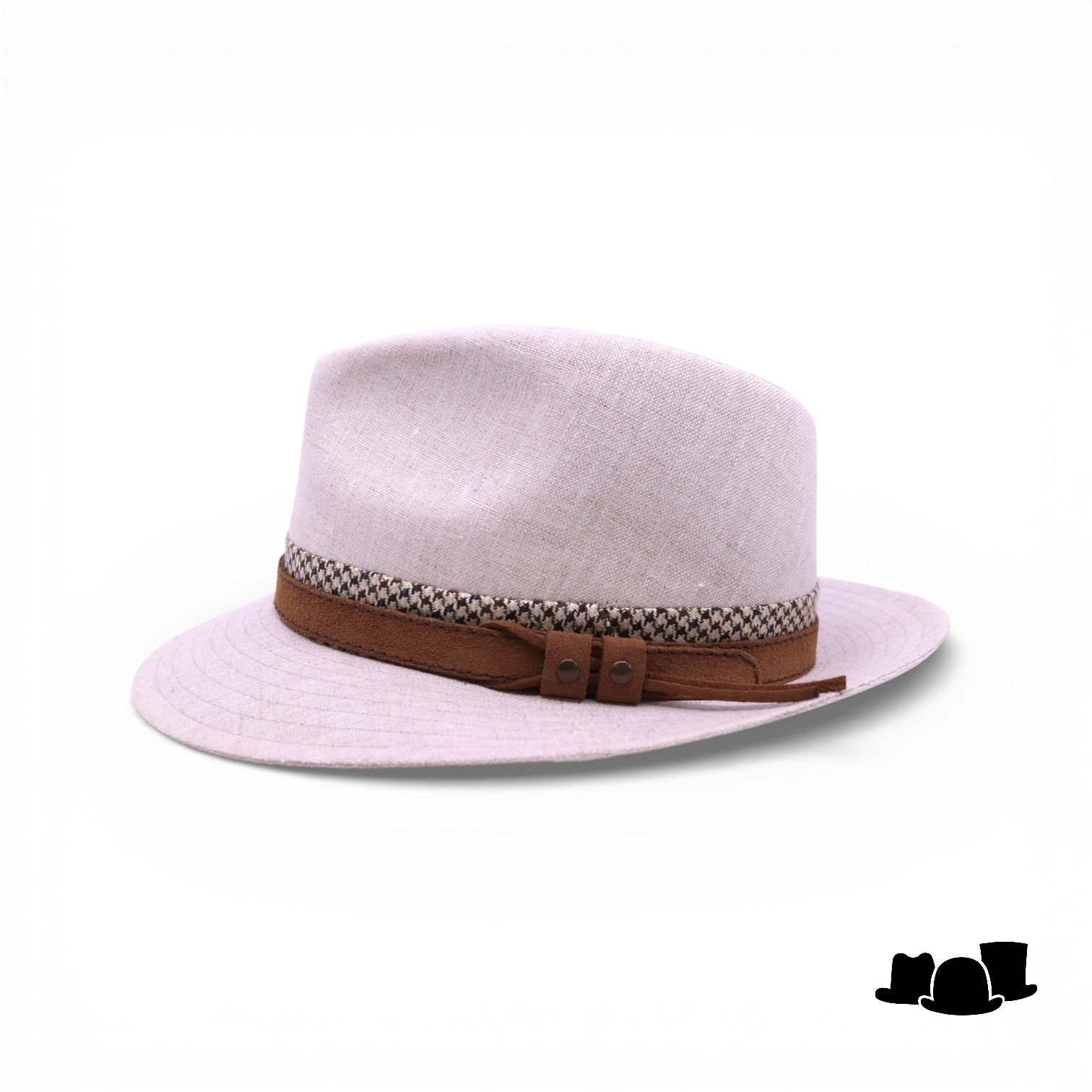 jos van dijck fedora 62 linnen salt and pepper pdp en leer