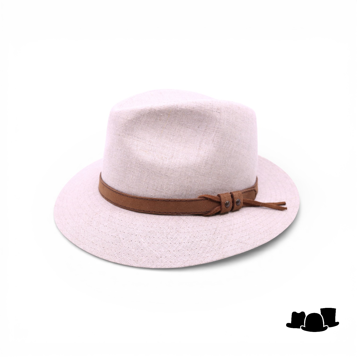 jos van dijck fedora 62 linnen salt pepper en leer