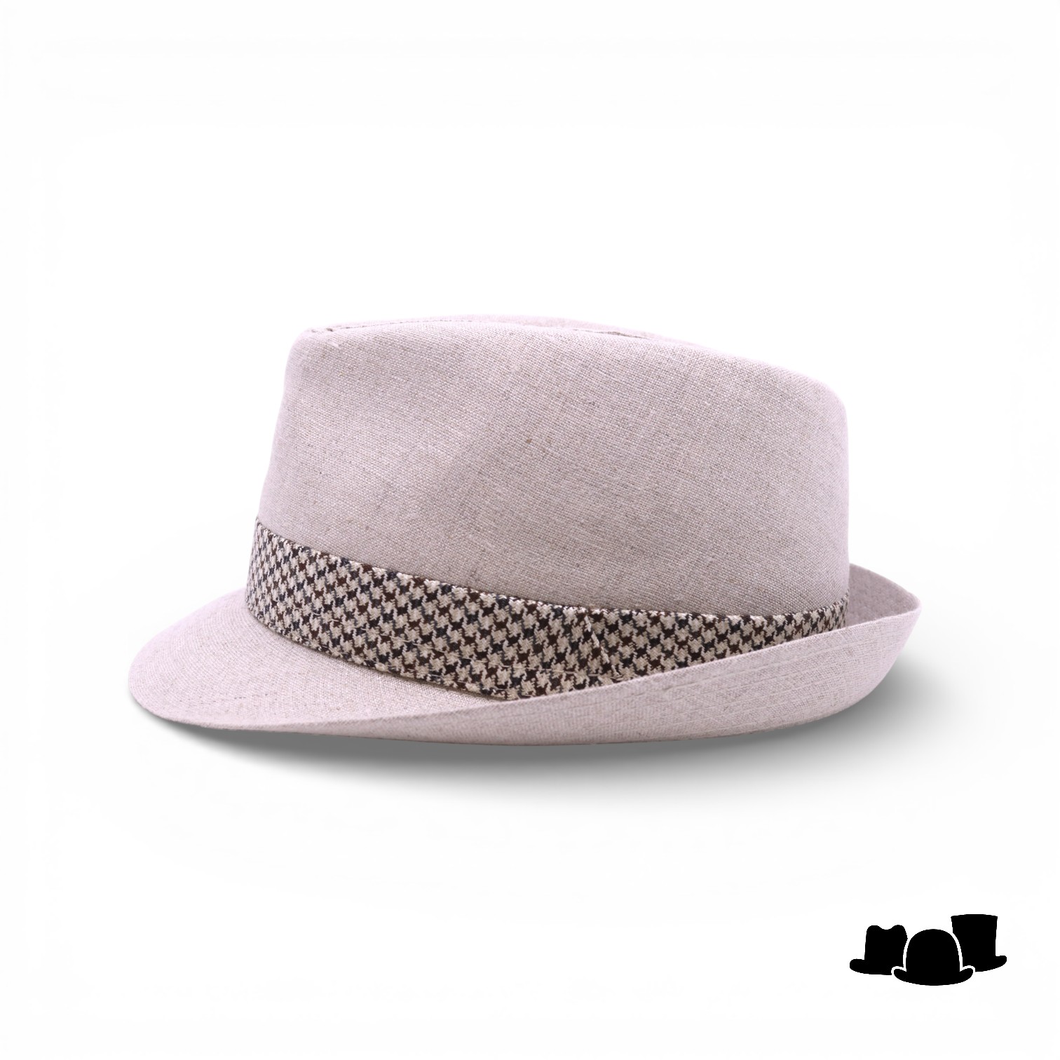 jos van dijck trilby linnen salt and pepper contrast pdp