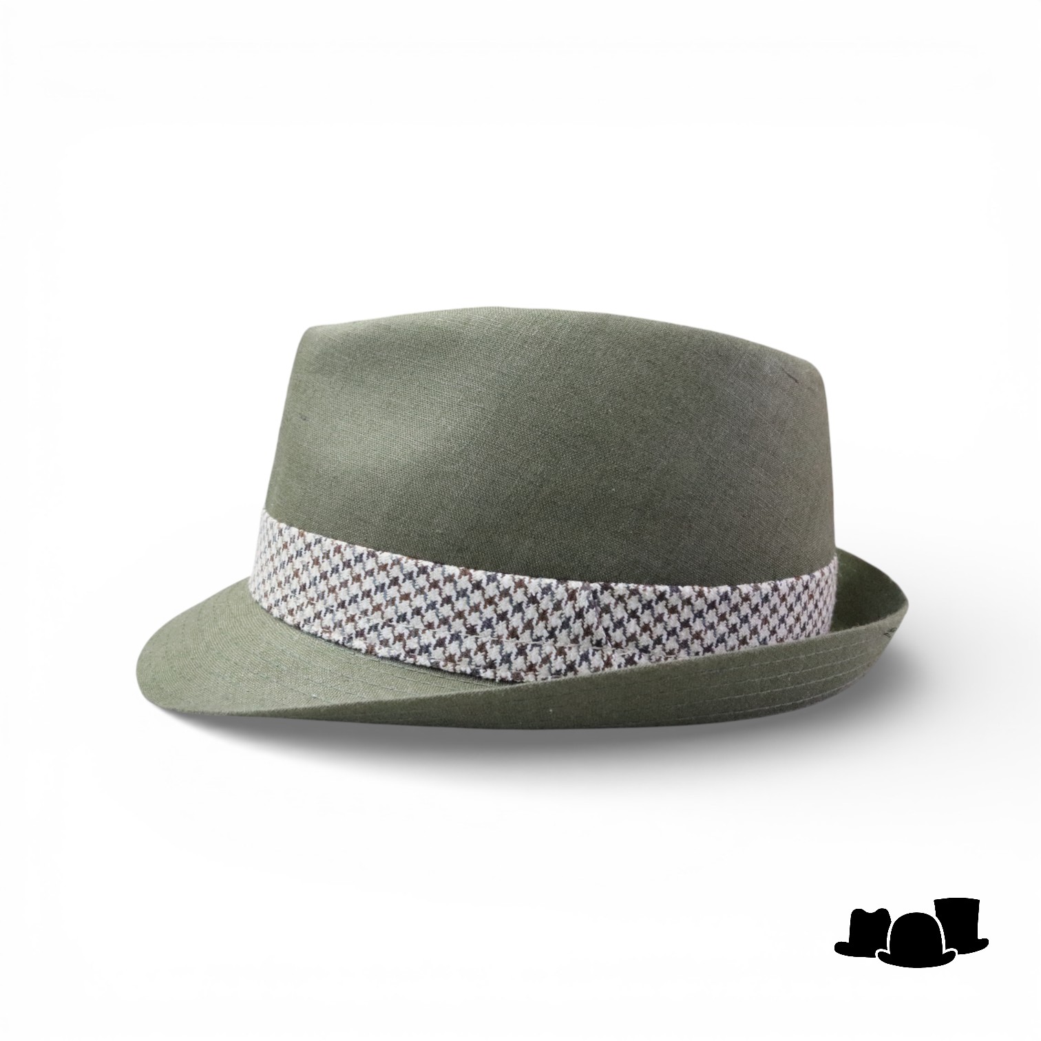jos van dijck trilby linnen groen contrast pdp